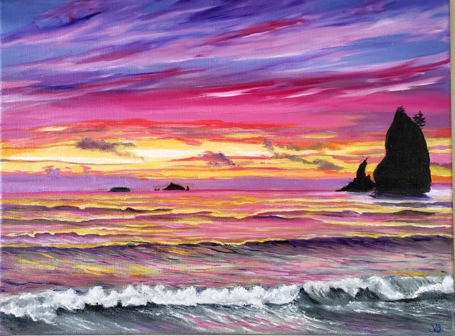 Sunset at Rialto Beach